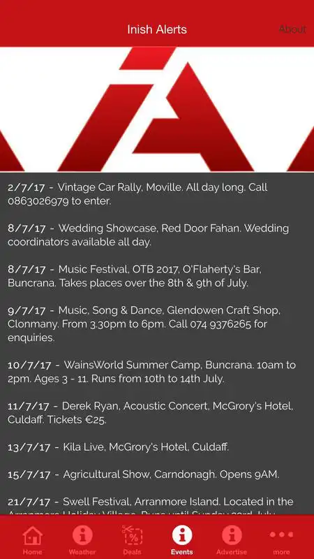Play Inish Alerts