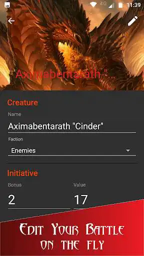 Play Initiative Tracker for D&D as an online game Initiative Tracker for D&D with UptoPlay