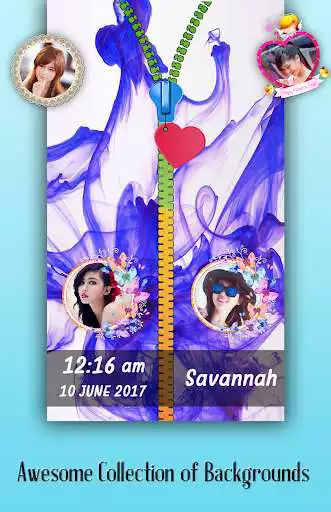 Play Ink In Water Zipper Lock Screen  and enjoy Ink In Water Zipper Lock Screen with UptoPlay