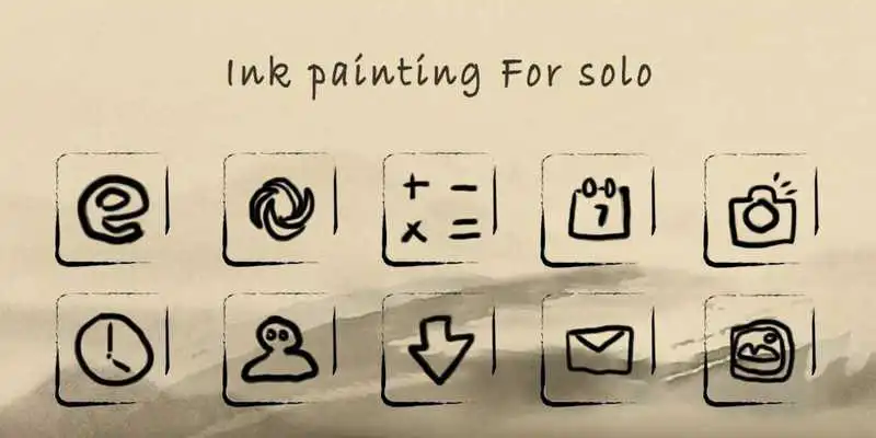 Play Ink Painting-Solo Theme Play Ink Painting-Solo Theme