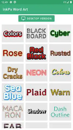 Play inkPx Word Art: Text to PNG  and enjoy inkPx Word Art: Text to PNG with UptoPlay