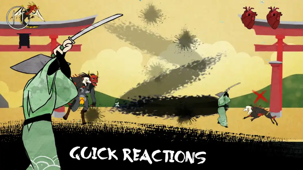 Play Ink Samurai as an online game Ink Samurai with UptoPlay