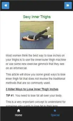 Play Inner Thigh Exercises Tips