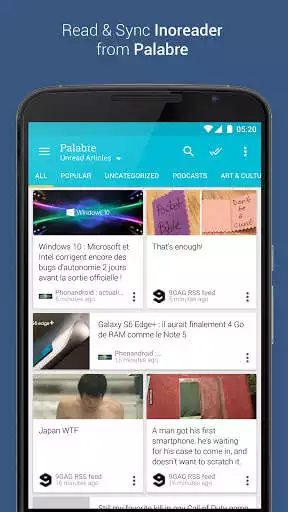 Play Inoreader for Palabre