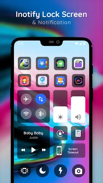 Play iNotify, Screen lock and Control Center as an online game iNotify, Screen lock and Control Center with UptoPlay