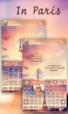 Play In paris GO Keyboard Theme