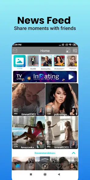 Play InRating Social Network as an online game InRating Social Network with UptoPlay