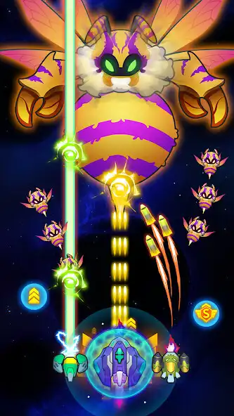Play Insect Invaders: Space Shooter  and enjoy Insect Invaders: Space Shooter with UptoPlay