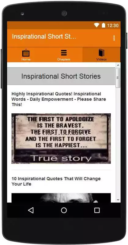 Play Inspirational Short Stories