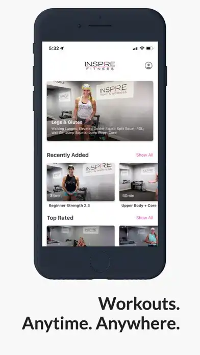 Play Inspire Fitness - Workout App as an online game Inspire Fitness - Workout App with UptoPlay