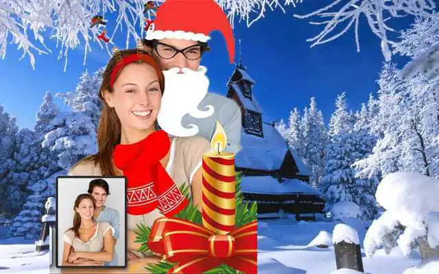 Play instaApp Emotion Sticker santa
