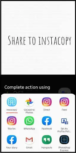 Play Instacopy : Image to Text Converter for Hashtags as an online game Instacopy : Image to Text Converter for Hashtags with UptoPlay