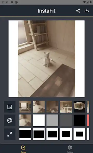 Play InstaFit: Square Photo for SNS as an online game InstaFit: Square Photo for SNS with UptoPlay