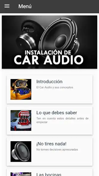 Play Instalación de car audio  and enjoy Instalación de car audio with UptoPlay