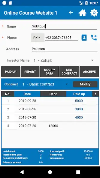 Play Installments Bookkeeper (Pro Version) as an online game Installments Bookkeeper (Pro Version) with UptoPlay