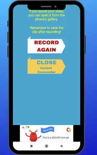 Play Instant Camcorder as an online game Instant Camcorder with UptoPlay