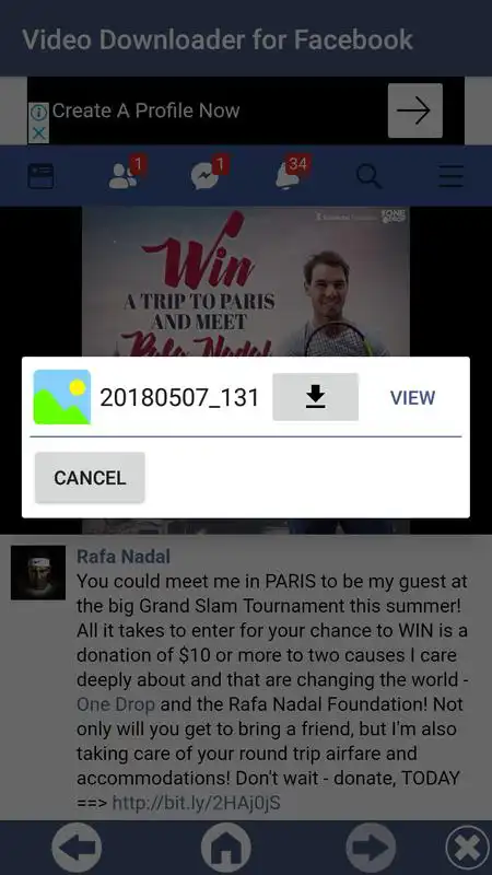Play Instant hd video downloader for facebook