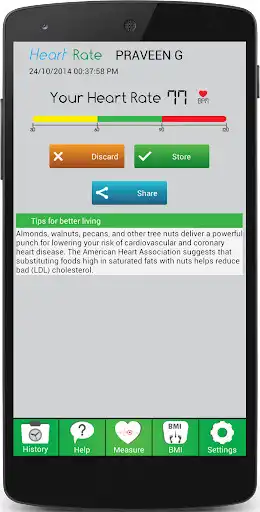 Play Instant Heart Rate+ as an online game Instant Heart Rate+ with UptoPlay