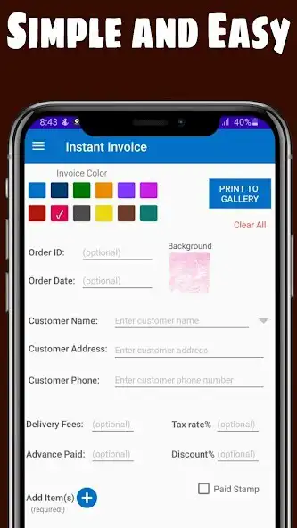 Play Instant Invoice as an online game Instant Invoice with UptoPlay