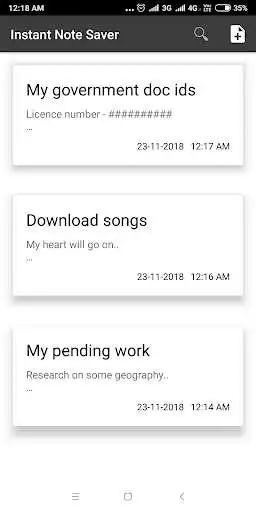 Play Instant Note Saver  and enjoy Instant Note Saver with UptoPlay