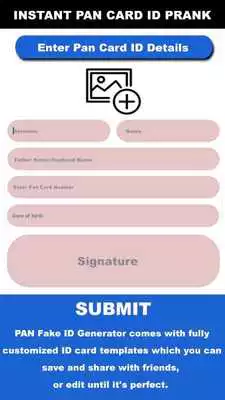 Play Instant Pan Card Id Maker Prank Play Instant Pan Card Id Maker Prank