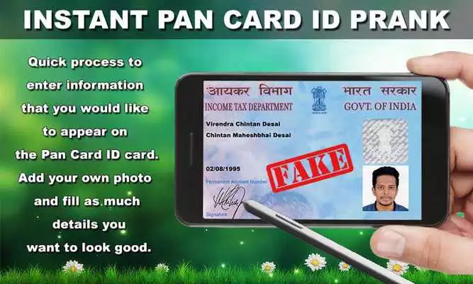 Play Instant Pan Card Id Maker Prank Play Instant Pan Card Id Maker Prank