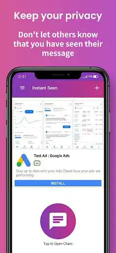 Play Instant Seen - No Last Seen as an online game online Instant Seen - No Last Seen with UptoPlay com.softek.instantseen Play Instant Seen - No Last Seen as an online game Instant Seen - No Last Seen with UptoPlay