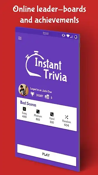 Play Instant Trivia  and enjoy Instant Trivia with UptoPlay