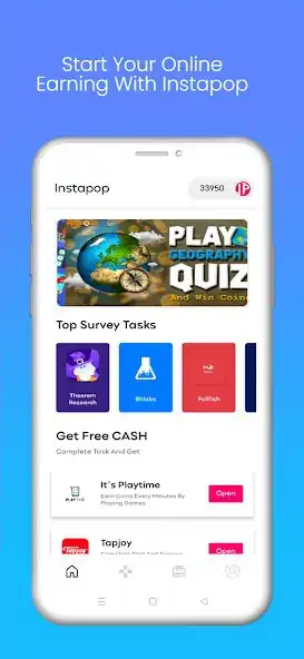 Play Instapop - Earn Cash Rewards  and enjoy Instapop - Earn Cash Rewards with UptoPlay