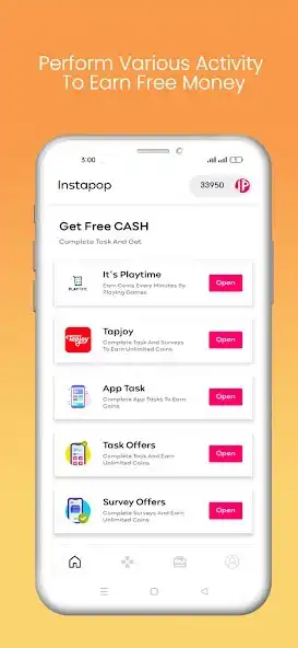 Play Instapop - Earn Cash Rewards as an online game Instapop - Earn Cash Rewards with UptoPlay