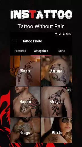 Play InsTattoo-Tattoo Photo Editor as an online game InsTattoo-Tattoo Photo Editor with UptoPlay