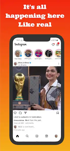 Play Instgm: Fake Chat, Post, Profi  and enjoy Instgm: Fake Chat, Post, Profi with UptoPlay