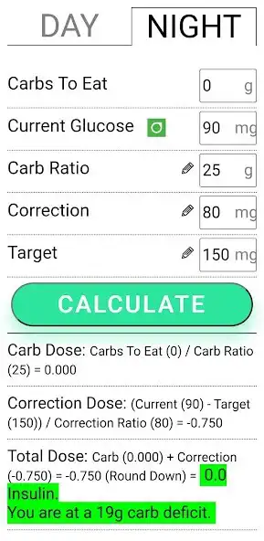 Play Insulin Calc as an online game Insulin Calc with UptoPlay