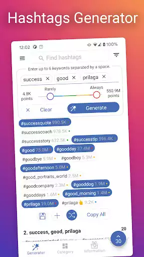 Play in Tags - Hashtags generator as an online game in Tags - Hashtags generator with UptoPlay