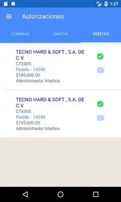 Play Intelisis Autorizaciones