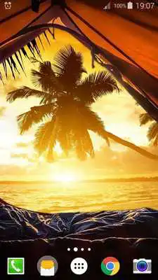 Play In Tent Live Wallpaper