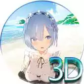 Free play online Interactive Anime Live Rem-chan Wallpaper APK