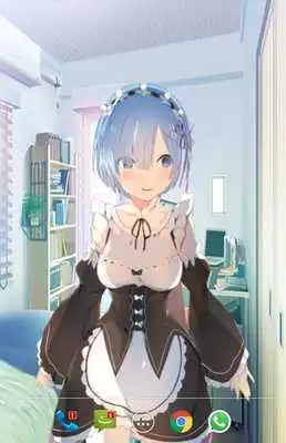 Play Interactive Anime Live Rem-chan Wallpaper