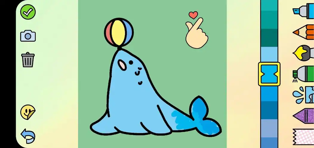 Play Interactive Coloring Book as an online game Interactive Coloring Book with UptoPlay