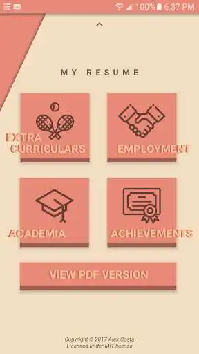 Play Interactive Resume as an online game Interactive Resume with UptoPlay