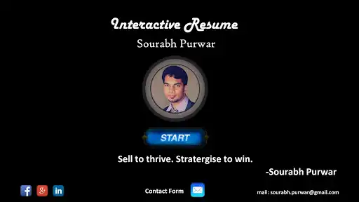 Play Interactive Resume (Sourabh P)  and enjoy Interactive Resume (Sourabh P) with UptoPlay
