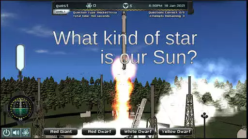 Play Intergalactic Rocket Trivia  and enjoy Intergalactic Rocket Trivia with UptoPlay