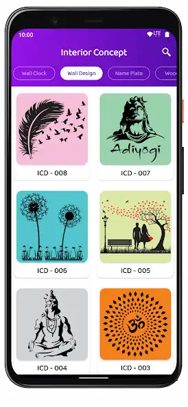 Play Interior Concept - Acrylic Design  Clock as an online game Interior Concept - Acrylic Design  Clock with UptoPlay