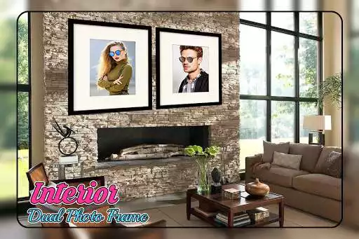 Play Interior Dual Photo Frame as an online game Interior Dual Photo Frame with UptoPlay