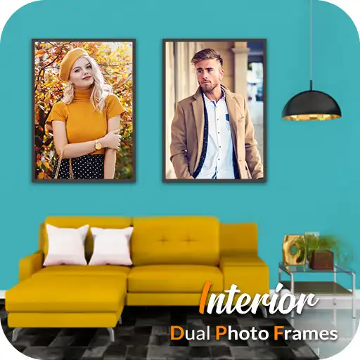 Free play online Interior Dual Photo Frames APK
