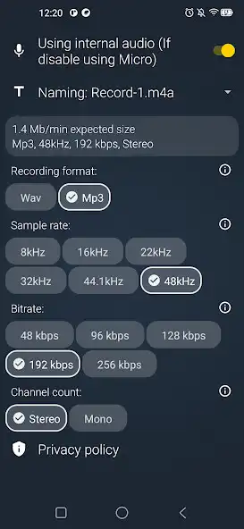 Play Internal Sound Recorder Audio as an online game Internal Sound Recorder Audio with UptoPlay