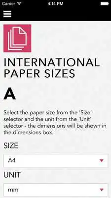 Play International paper size guide
