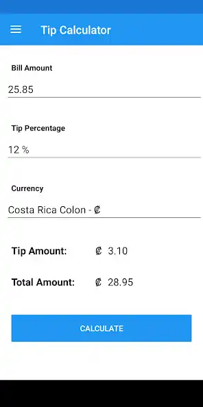 Play International Tip Calculator as an online game International Tip Calculator with UptoPlay