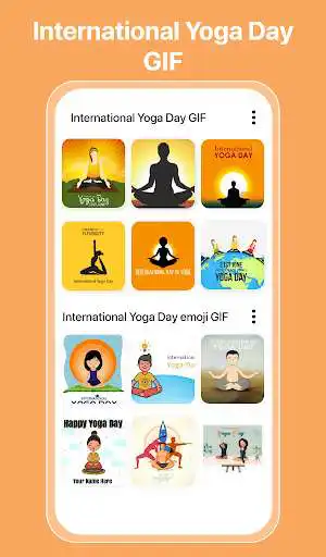 Play International Yoga Day GIF as an online game International Yoga Day GIF with UptoPlay