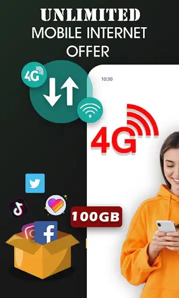 Play Internet Data app : 100 GB  and enjoy Internet Data app : 100 GB with UptoPlay